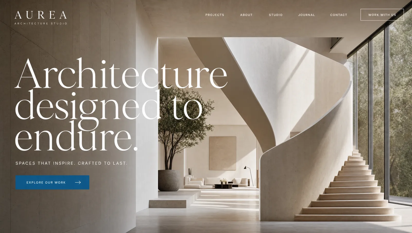 Atelier North — architecture studio website